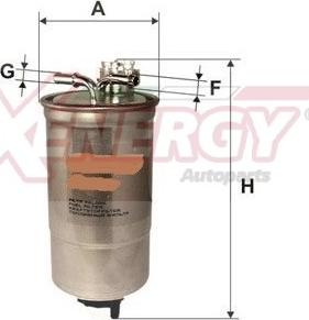 AP XENERGY X1510414 - Filtru combustibil aaoparts.ro