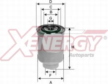 AP XENERGY X1537400 - Filtru combustibil aaoparts.ro