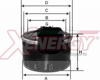 AP XENERGY X1537500 - Filtru ulei aaoparts.ro