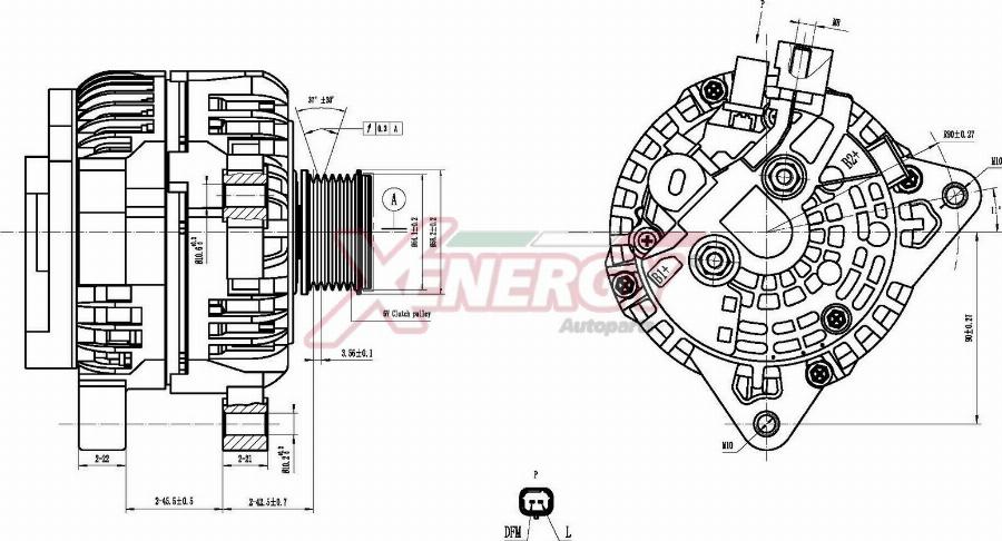 AP XENERGY XAL10715AD - Generator / Alternator aaoparts.ro