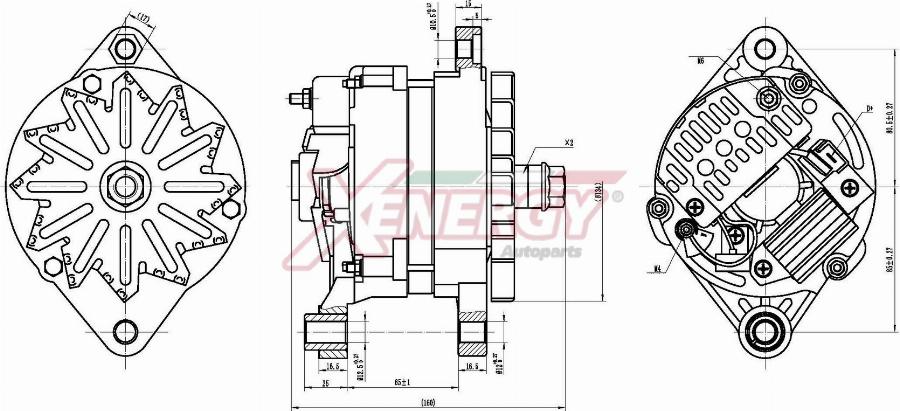 AP XENERGY XAL12021AD - Generator / Alternator aaoparts.ro