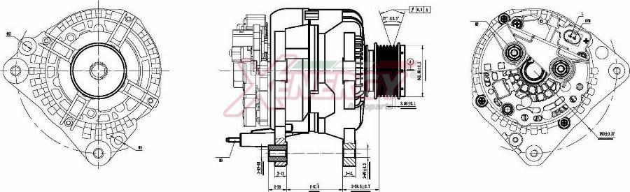 AP XENERGY XAL24310AD - Generator / Alternator aaoparts.ro