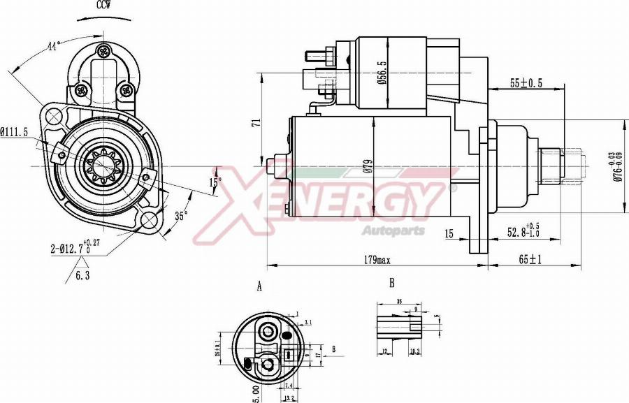 AP XENERGY XST16010AD - Starter aaoparts.ro