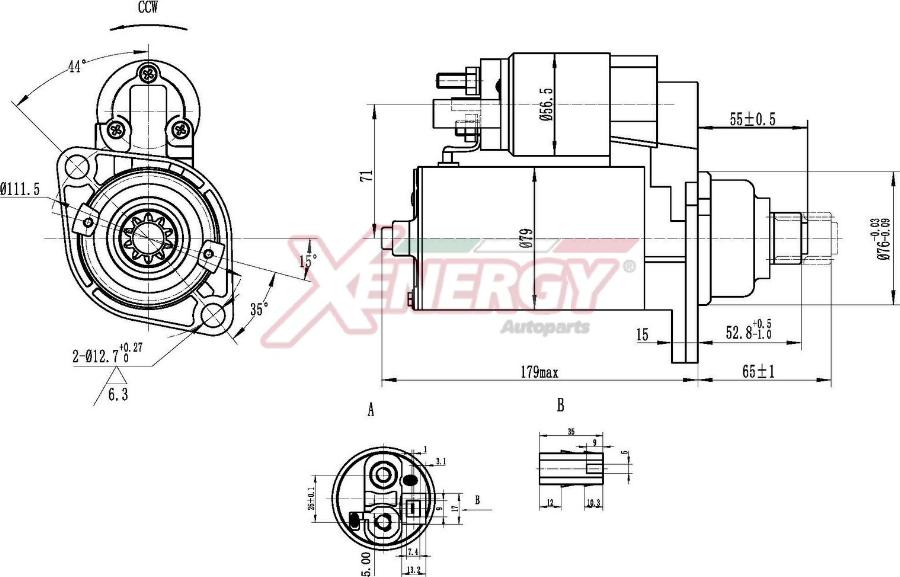 AP XENERGY XST12510AD - Starter aaoparts.ro