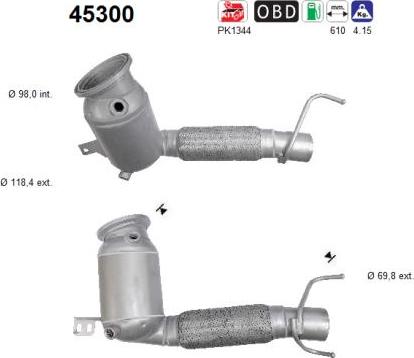 AS 45300 - Catalizator aaoparts.ro