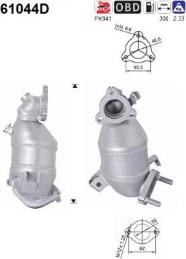 AS 61044D - Catalizator aaoparts.ro