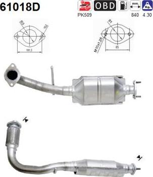 AS 61018D - Catalizator aaoparts.ro