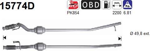 AS 15774D - Catalizator aaoparts.ro