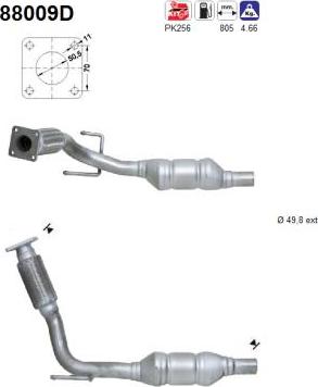 AS 88009D - Catalizator aaoparts.ro