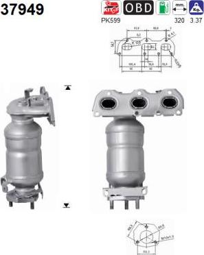 AS 37949 - Catalizator aaoparts.ro