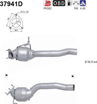 AS 37941D - Catalizator aaoparts.ro