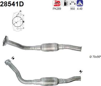 AS 28541D - Catalizator aaoparts.ro