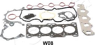 Ashika 48-0W-W08 - Set garnituri, chiulasa aaoparts.ro