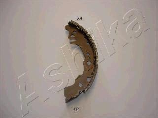 Ashika 55-06-610 - Set saboti frana aaoparts.ro