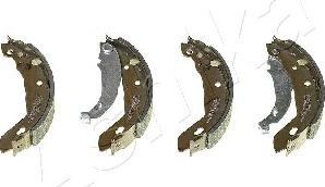 Ashika 55-00-0615 - Set saboti frana aaoparts.ro