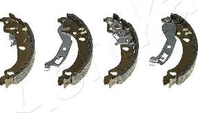 Ashika 55-00-0216 - Set saboti frana aaoparts.ro