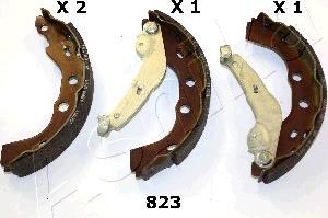 Ashika 55-08-823 - Set saboti frana aaoparts.ro