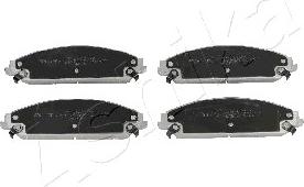 Ashika 50-09-911 - Set placute frana,frana disc aaoparts.ro