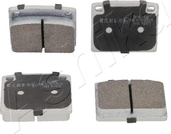 Ashika 50-04-400 - Set placute frana,frana disc aaoparts.ro