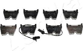 Ashika 50-00-0914 - Set placute frana,frana disc aaoparts.ro