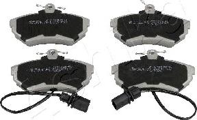Ashika 50-00-0910 - Set placute frana,frana disc aaoparts.ro