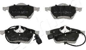 Ashika 50-00-0911 - Set placute frana,frana disc aaoparts.ro