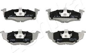 Ashika 50-00-0934 - Set placute frana,frana disc aaoparts.ro