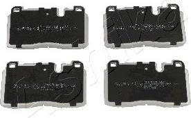 Ashika 50-00-0924 - Set placute frana,frana disc aaoparts.ro