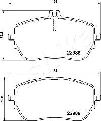 Mercedes-Benz A 000 420 51 03 - Set placute frana,frana disc aaoparts.ro