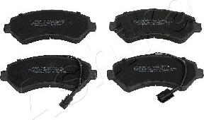 Ashika 50-00-0649 - Set placute frana,frana disc aaoparts.ro