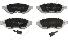 Ashika 50-00-0655 - Set placute frana,frana disc aaoparts.ro