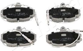 Ashika 50-00-0635 - Set placute frana,frana disc aaoparts.ro
