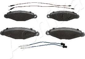 Ashika 50-00-0631 - Set placute frana,frana disc aaoparts.ro
