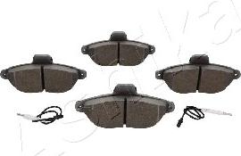 Ashika 50-00-0063 - Set placute frana,frana disc aaoparts.ro