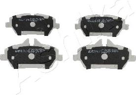 Ashika 50-00-0108 - Set placute frana,frana disc aaoparts.ro