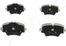 Ashika 50-00-0107 - Set placute frana,frana disc aaoparts.ro