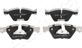 Ashika 50-00-0124 - Set placute frana,frana disc aaoparts.ro