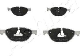 Ashika 50-00-0125 - Set placute frana,frana disc aaoparts.ro