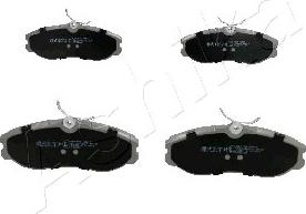 Ashika 50-00-017 - Set placute frana,frana disc aaoparts.ro