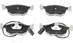 Ashika 50-00-0304 - Set placute frana,frana disc aaoparts.ro