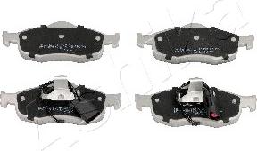 Ashika 50-00-0302 - Set placute frana,frana disc aaoparts.ro