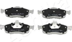 Ashika 50-00-0317 - Set placute frana,frana disc aaoparts.ro
