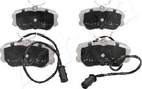 Ashika 50-00-0206 - Set placute frana,frana disc aaoparts.ro