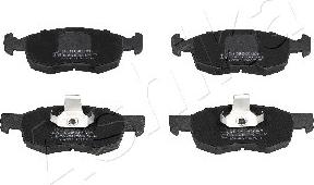 Ashika 50-00-0711 - Set placute frana,frana disc aaoparts.ro