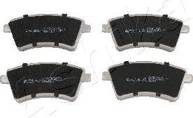 Ashika 50-00-0720 - Set placute frana,frana disc aaoparts.ro