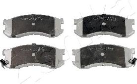 Ashika 50-03-380 - Set placute frana,frana disc aaoparts.ro