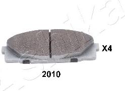 Ashika 50-02-2010 - Set placute frana,frana disc aaoparts.ro