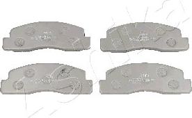 Ashika 50-02-283 - Set placute frana,frana disc aaoparts.ro