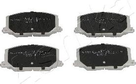 Ashika 50-02-237 - Set placute frana,frana disc aaoparts.ro