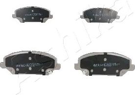 Ashika 50-0H-H25 - Set placute frana,frana disc aaoparts.ro